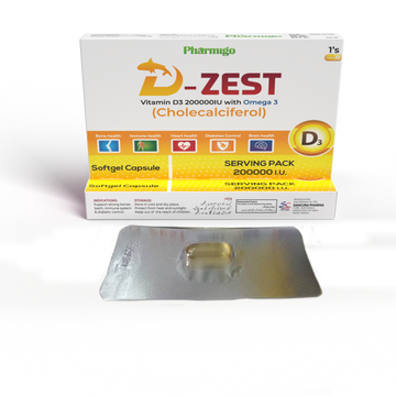 D-Zest Softgel Capsule (200000 IU)